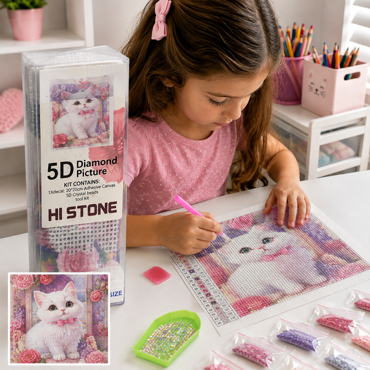 Diamond Painting 5D – Diseños para Crear y Brillar