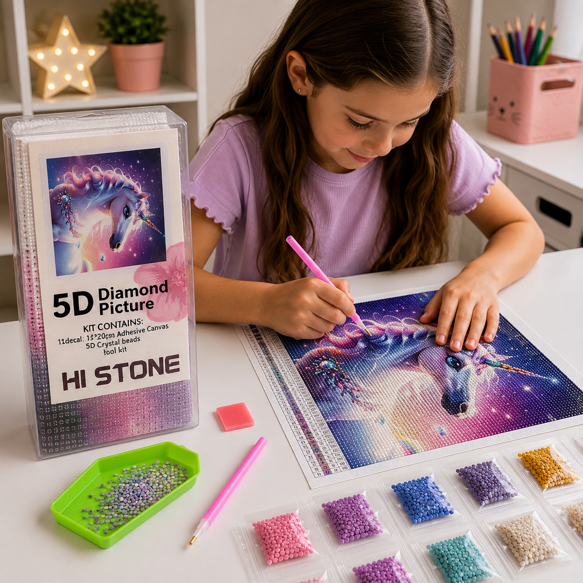 Diamond Painting 5D – Diseños para Crear y Brillar
