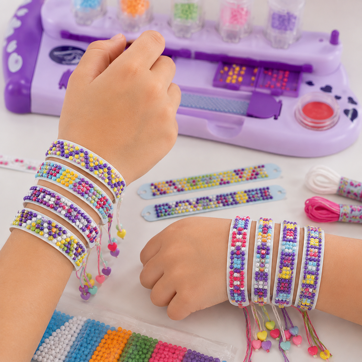 Set Creador de Pulseras con Gemas – DIY Bracelet