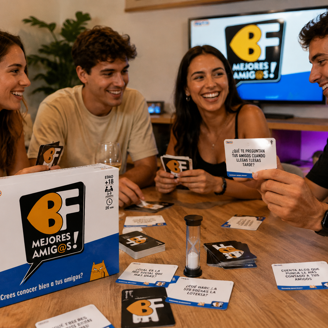 BF Mejores Amig@s – Juego de Preguntas para Reír y Descubrirse (+18)