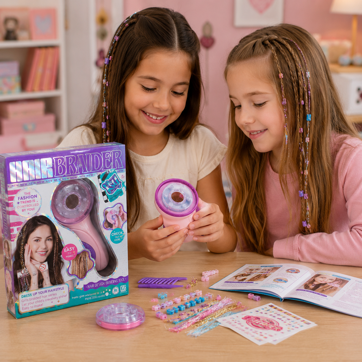 Trenzador de Cabello Hair Braider con Accesorios