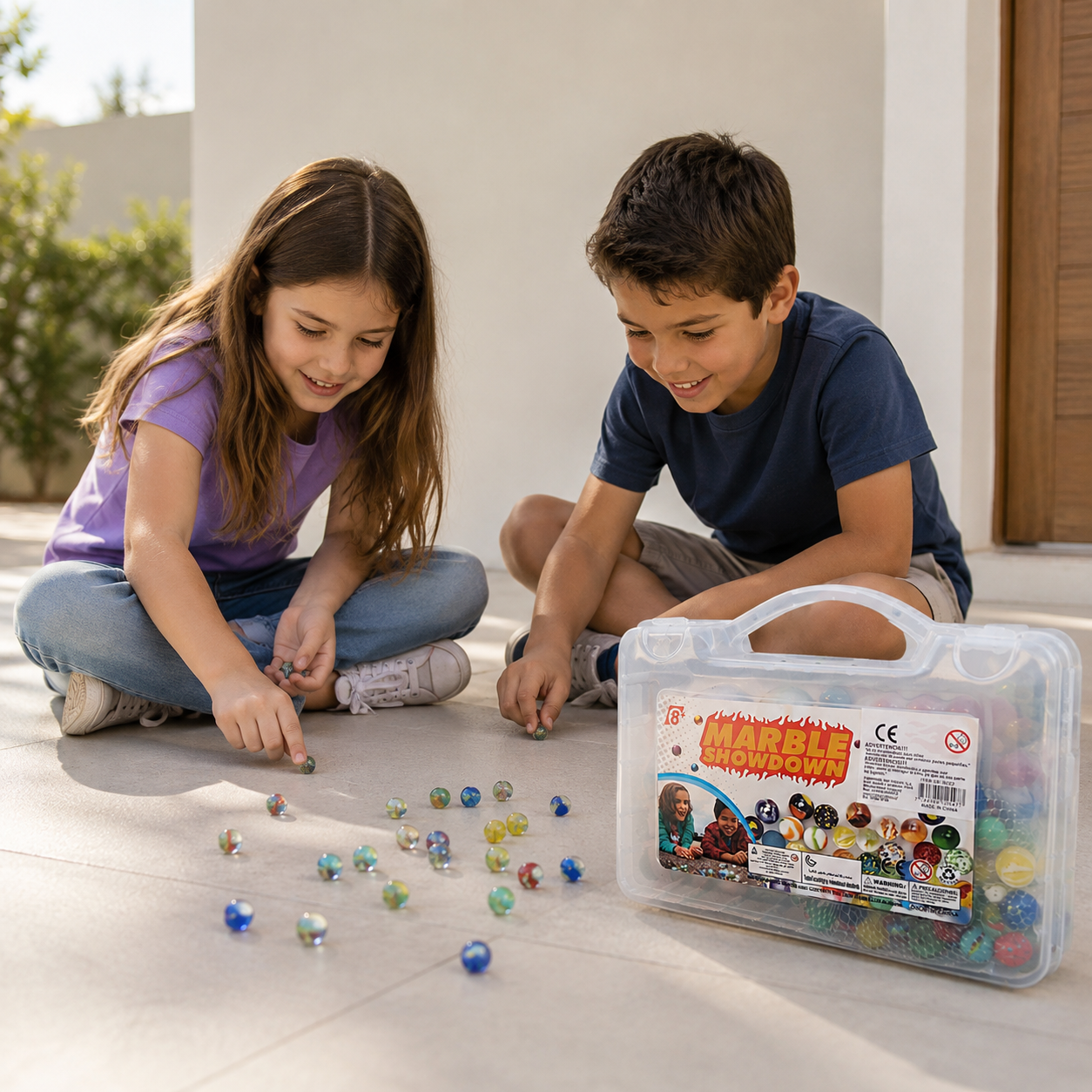 Set de Canicas Marble Showdown en Valija