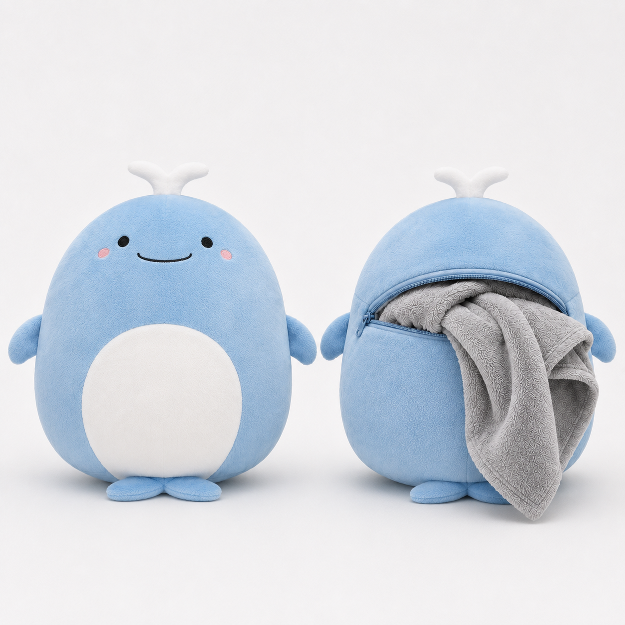 Almohadon 3 en 1. Peluche + almohada + manta