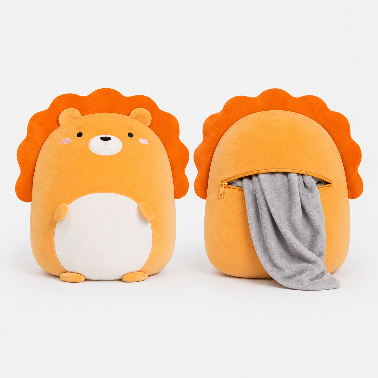 Almohadon 3 en 1. Peluche + almohada + manta