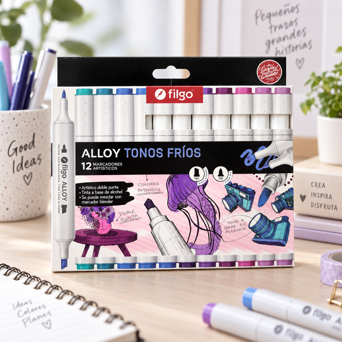Línea FILGO ALLOY – Marcadores Profesionales Doble Punta