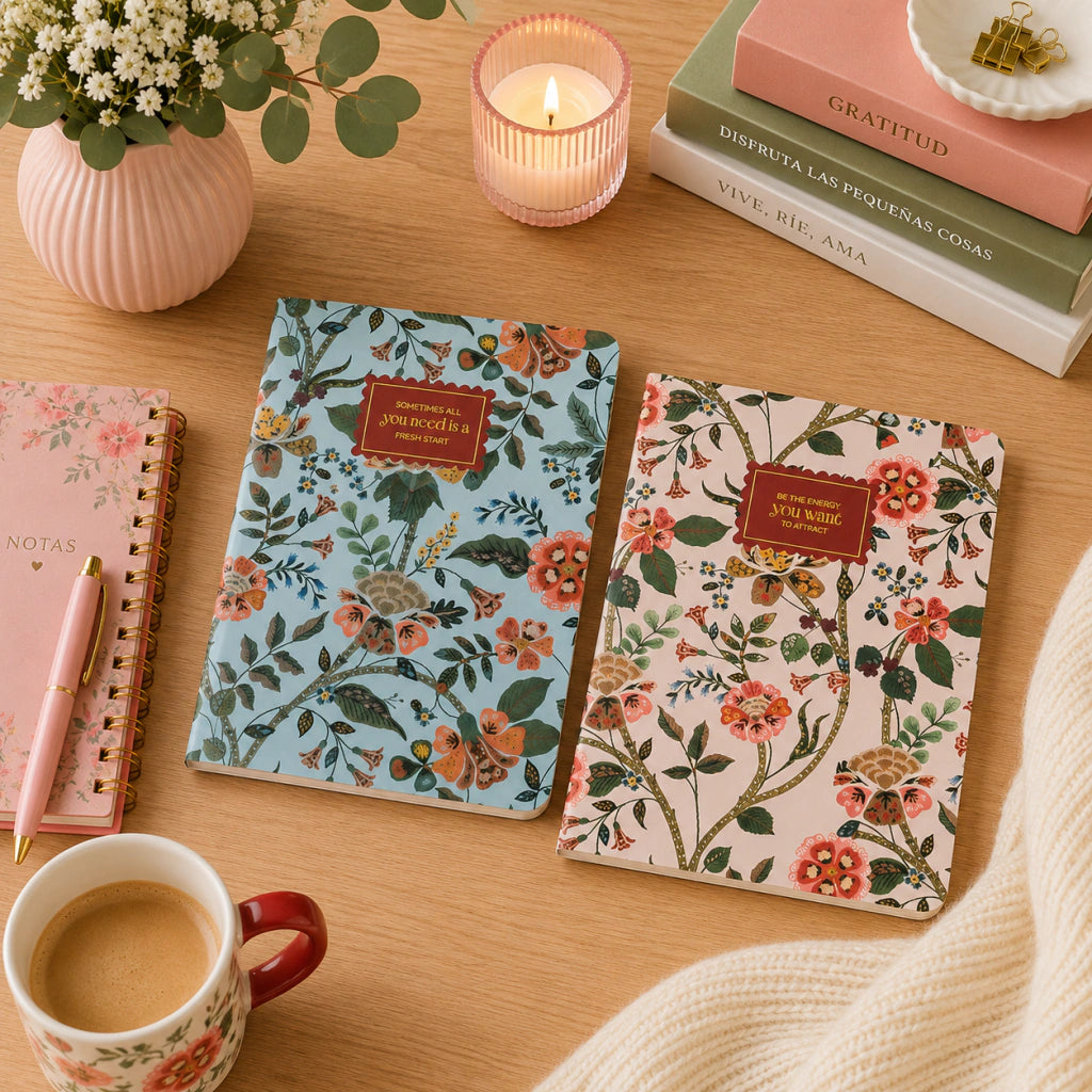 Cuadernos A6 Set x2 Helen Ibi Craft