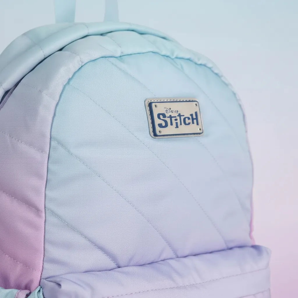 Mochila Mooving Stitch Lilac Espalda 20lts Notebook Escolar Lila Stitch (Copia)