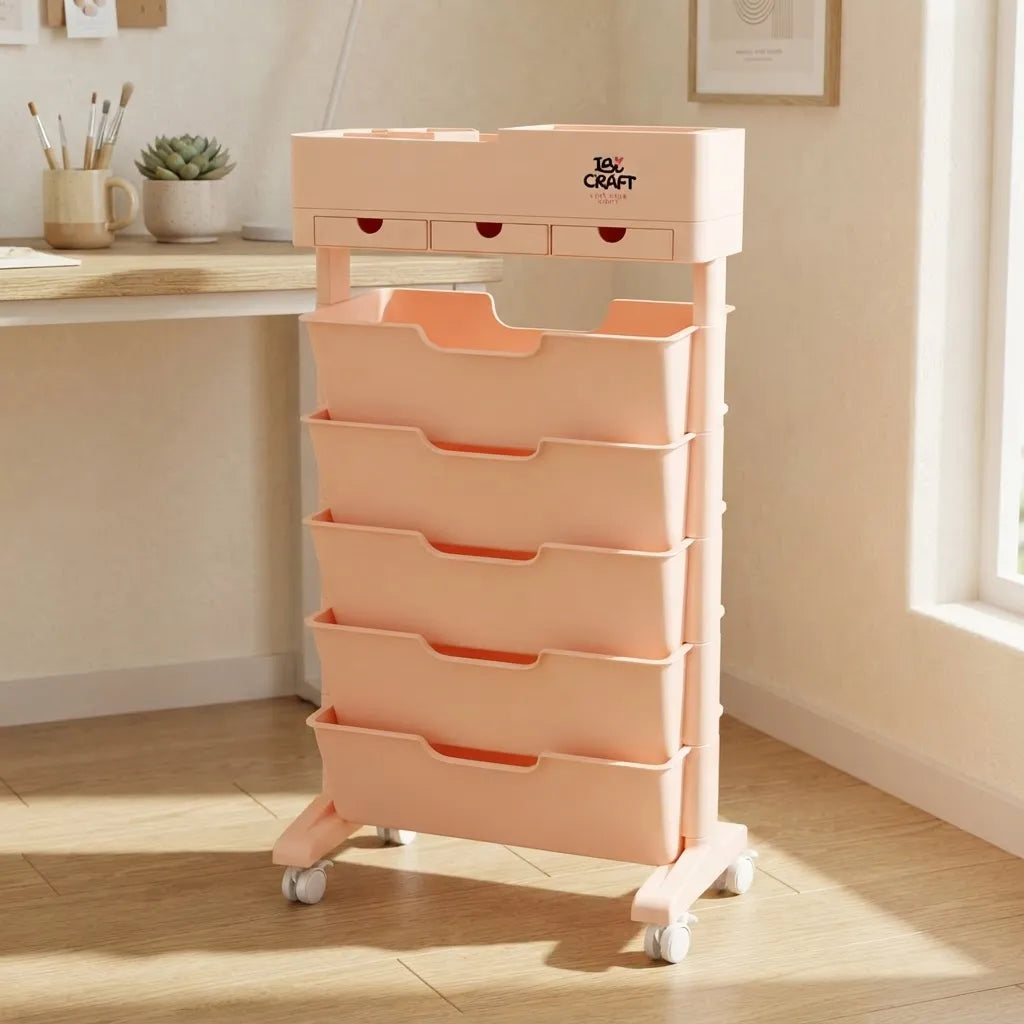 Organizador Vertical Ibi Craft 6 Bandejas Y 3 Cajones
