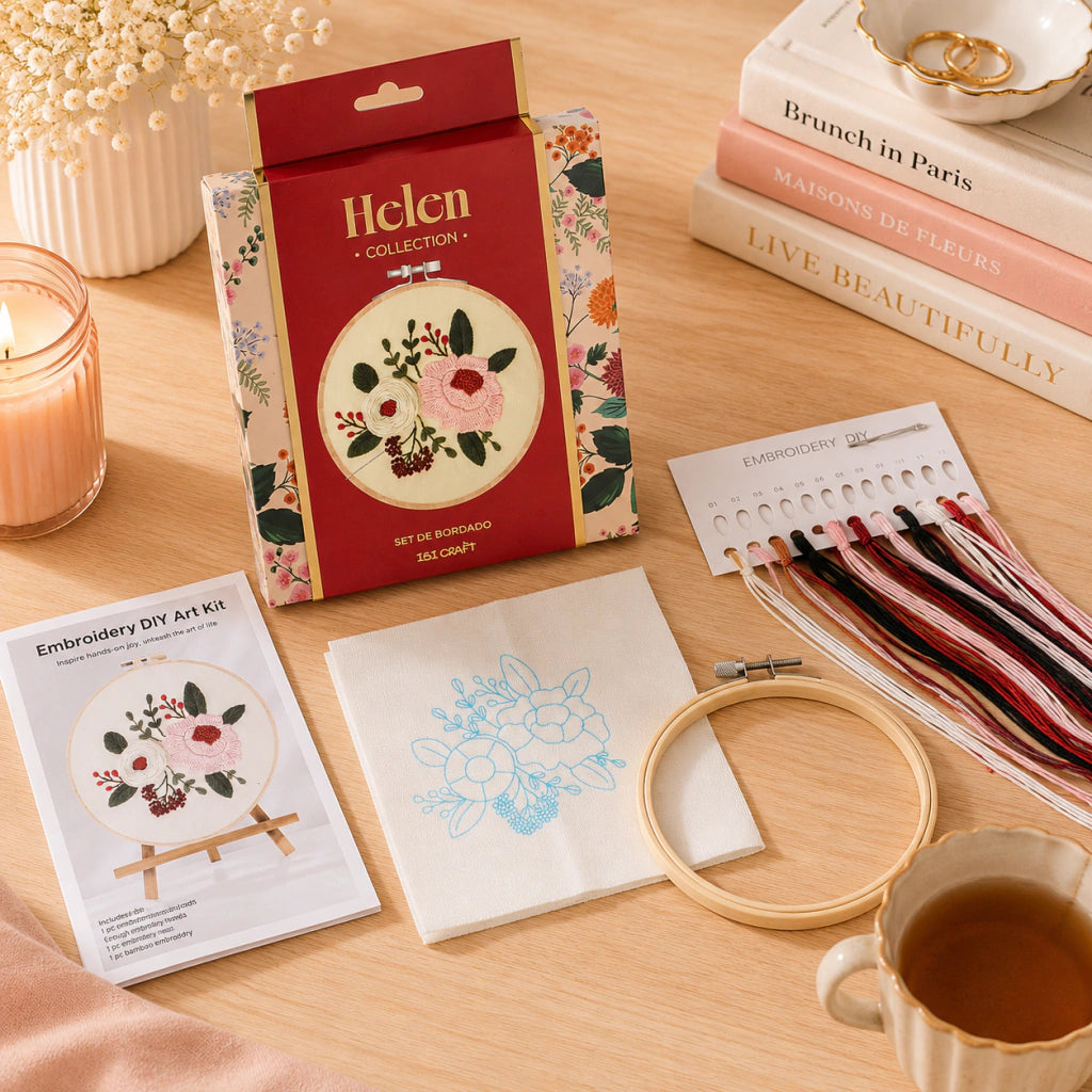 Set de bordado Helen Ibi Craft