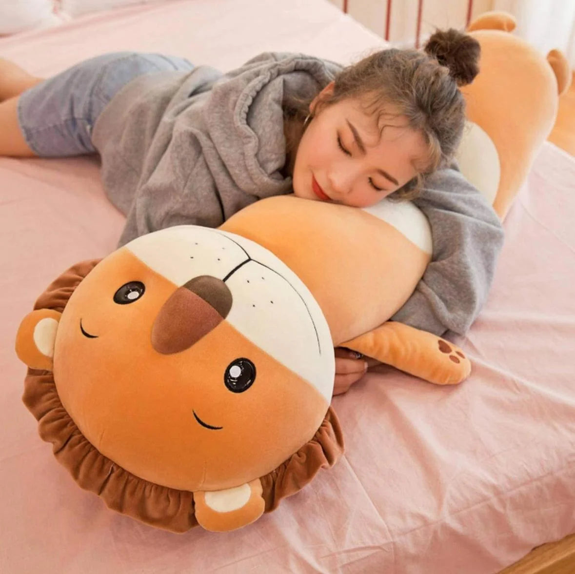 Almohadas largas con forma de animalitos – 80 CM