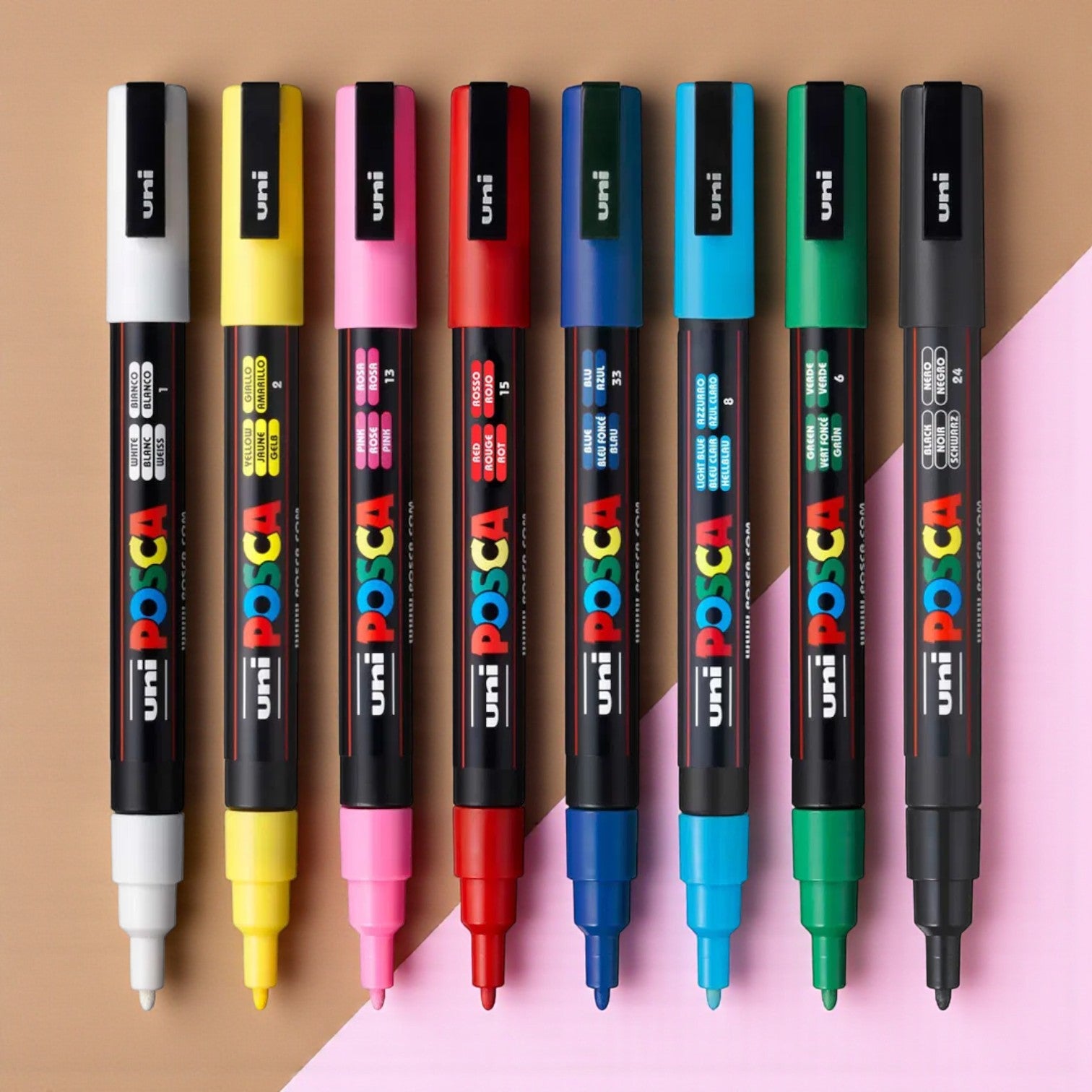 SET Posca Pack X 8 Clasicos 0.9 - 1.3 mm