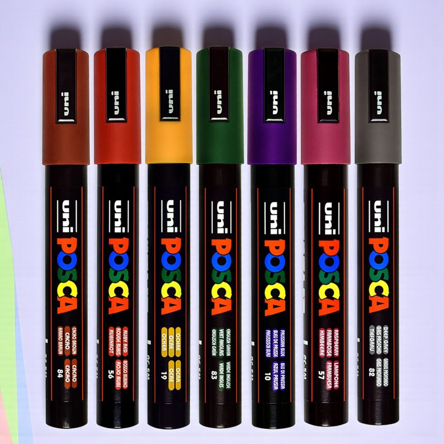 Set POSCA Dark Colours 1.8 - 2.5 mm