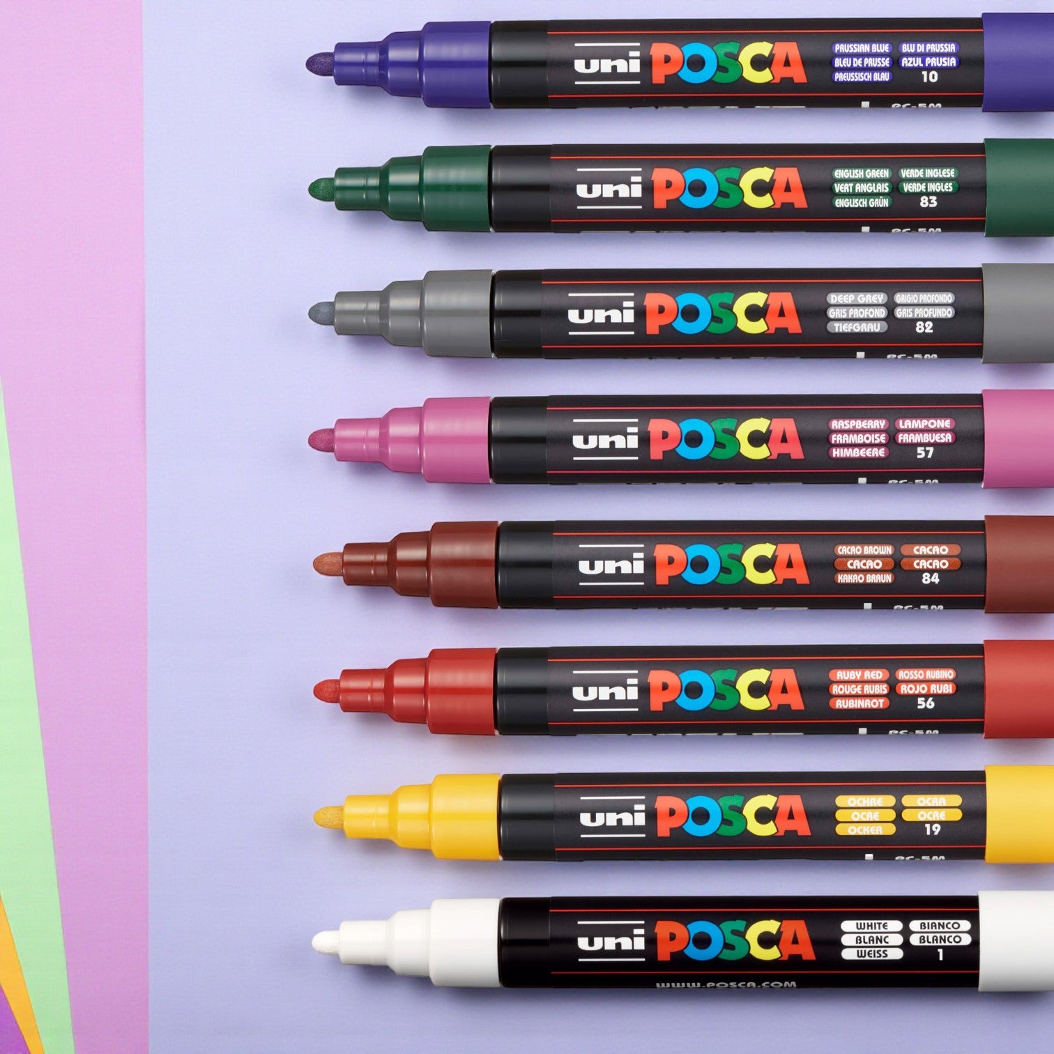 Set POSCA Dark Colours 1.8 - 2.5 mm