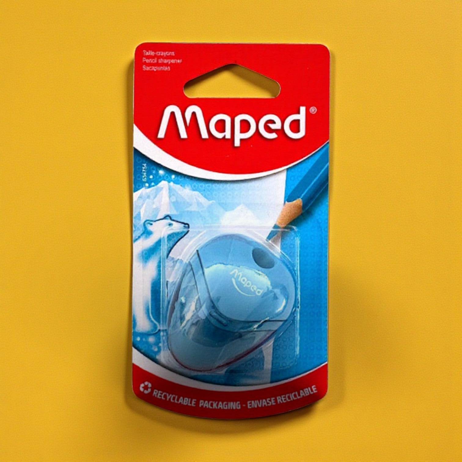 Sacapuntas Maped para zurdos - Con deposito