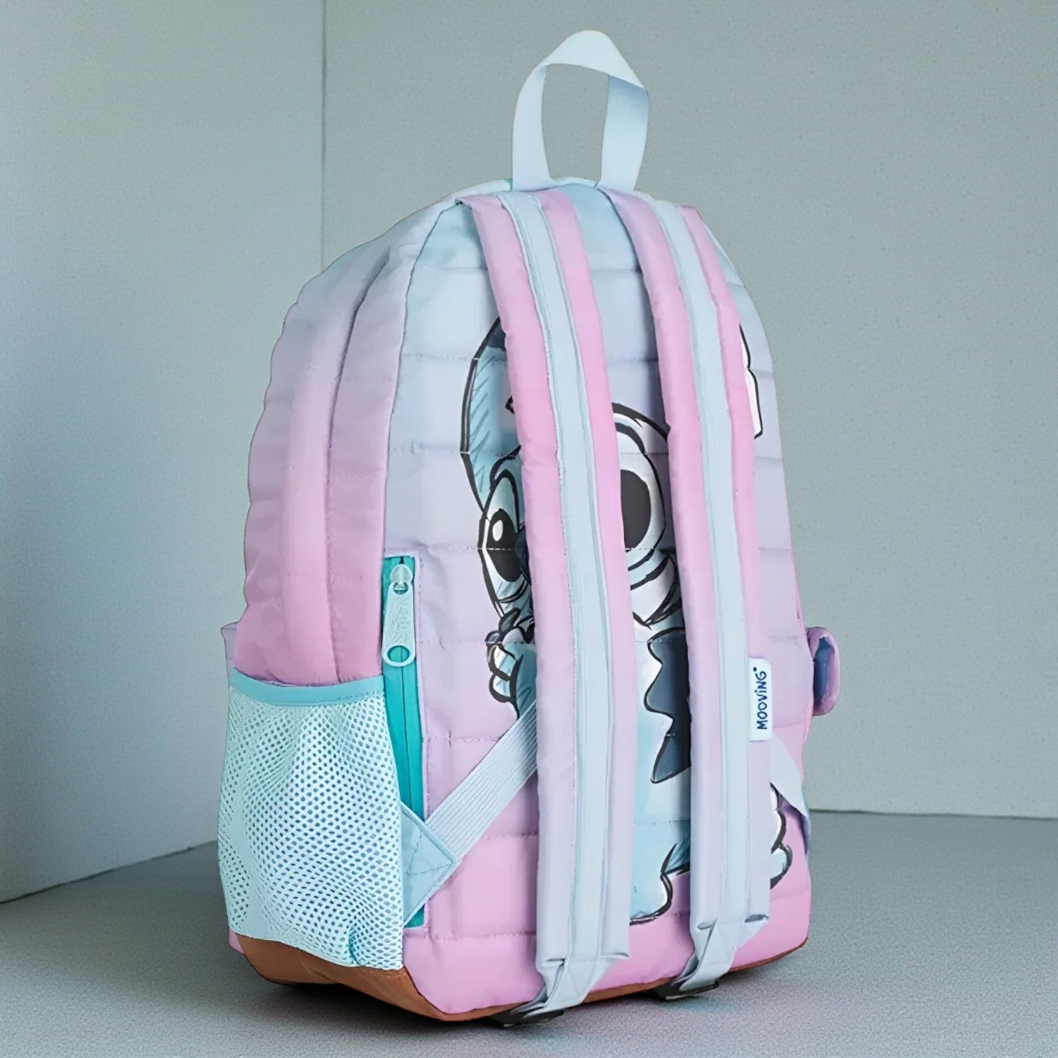 Mochila Mooving Stitch Lilac Espalda 20lts Notebook Escolar Lila Stitch (Copia)