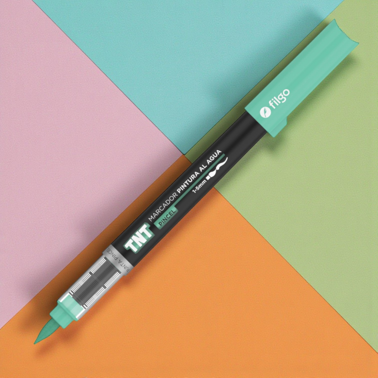 Marcador TNT Punta Pincel Pastel