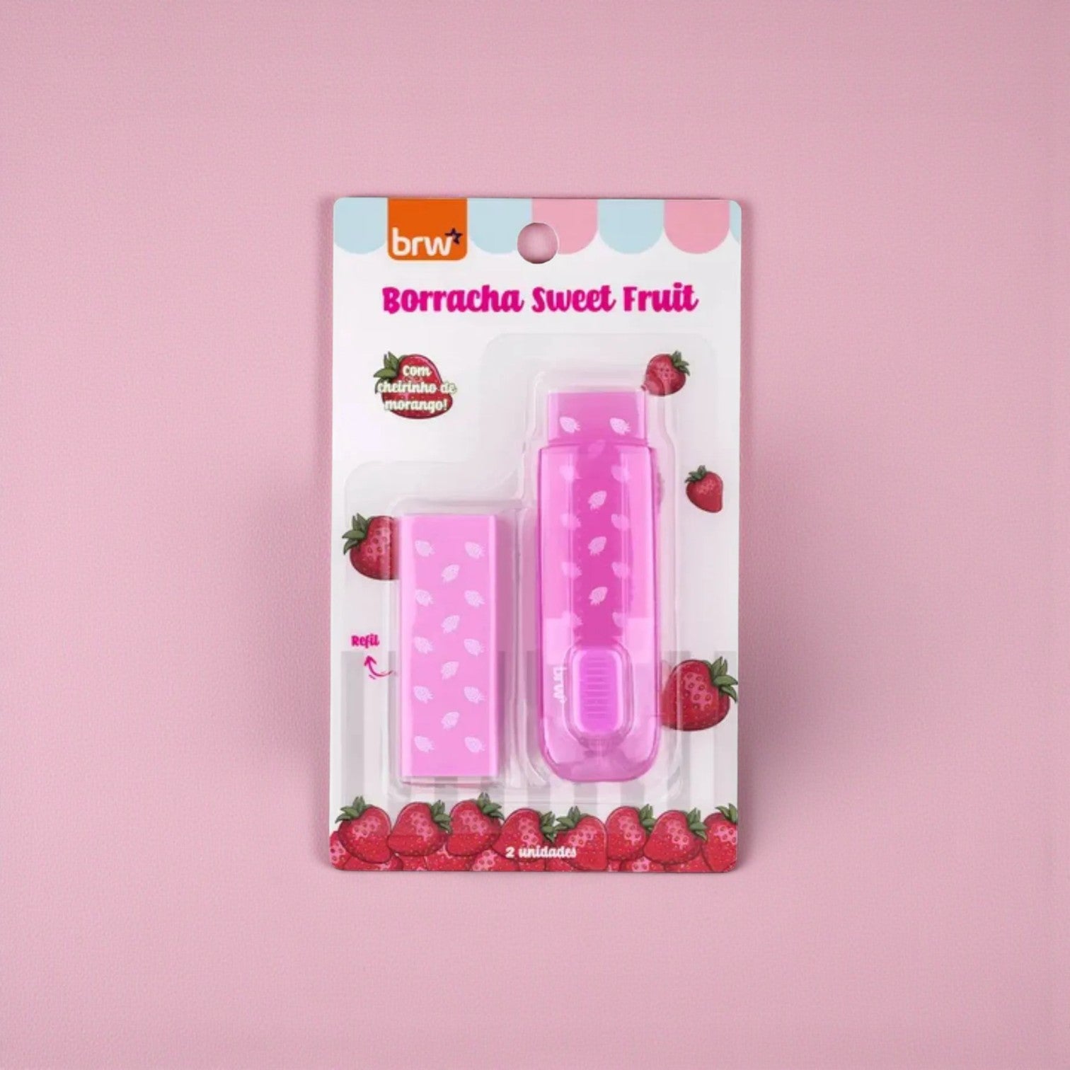Goma retractil + repuesto - Aroma frutal - BRW
