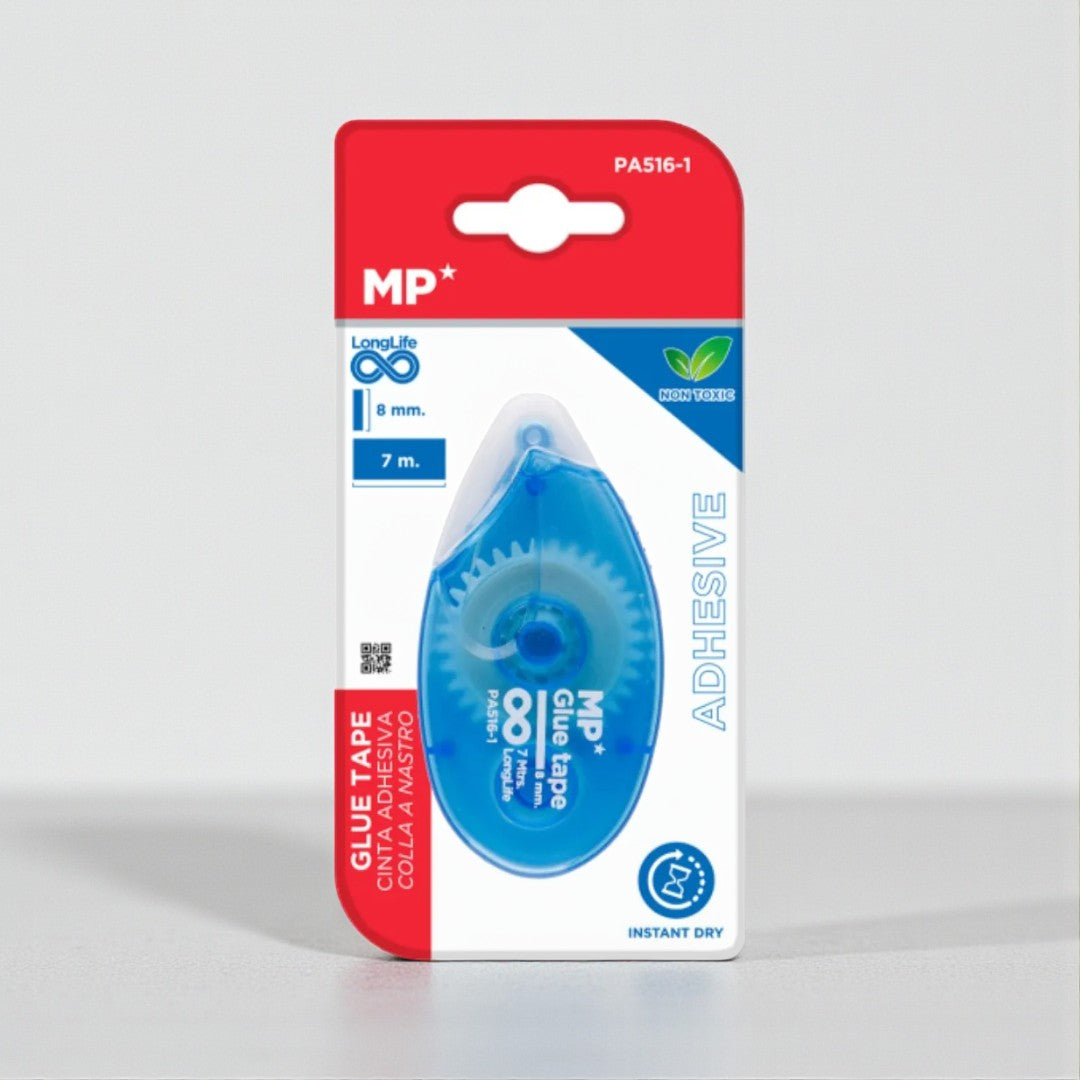 Cinta Adhesiva Con Dispensador 8mmx7m Mexicopaper Transparente Lisa