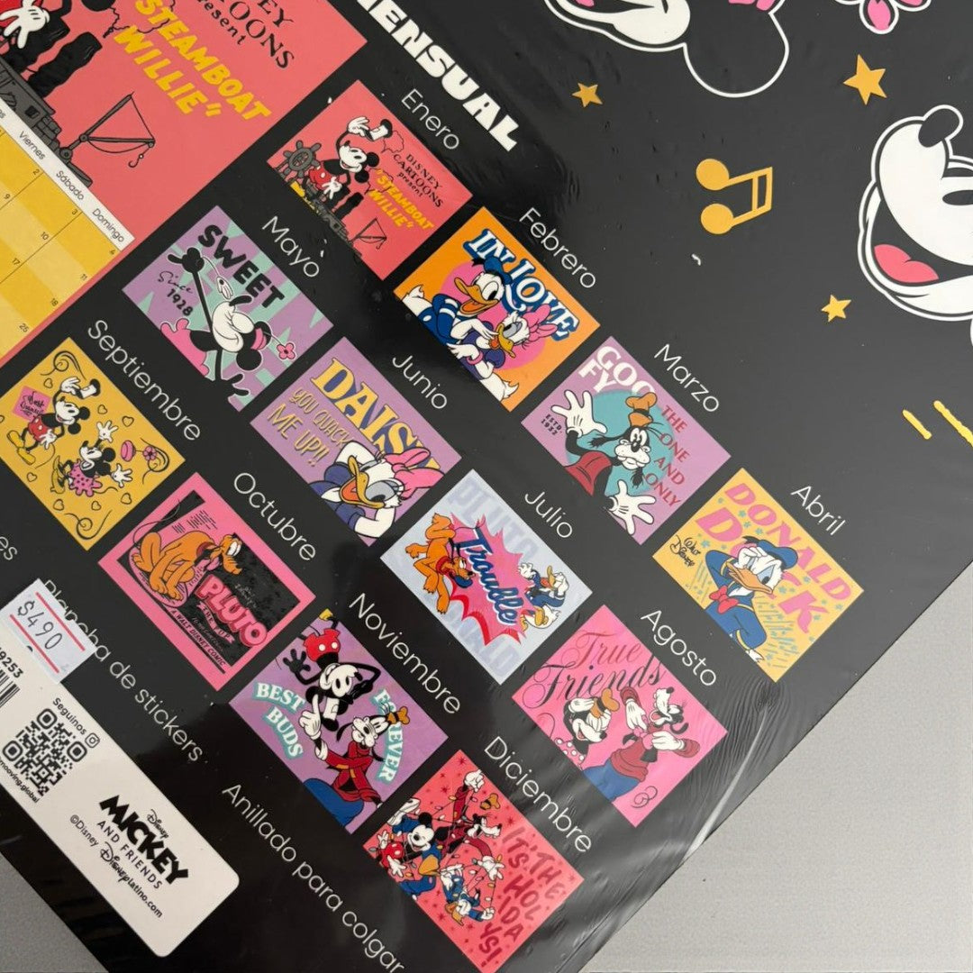 Calendario Mooving Mickey & Friends 2026